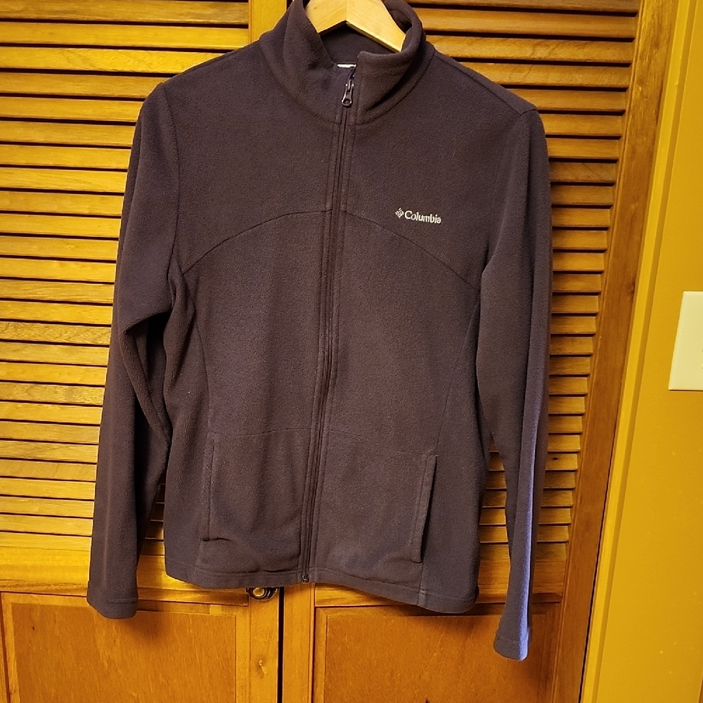 Columbia Dark Purple Full-Zip Fleece Jacket